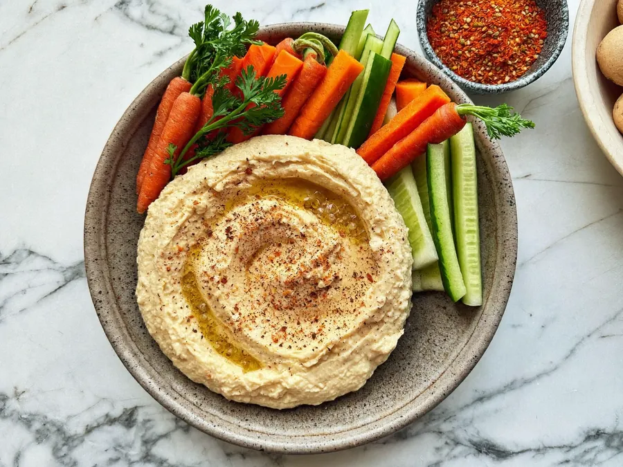 Hummus Casero con Crudités